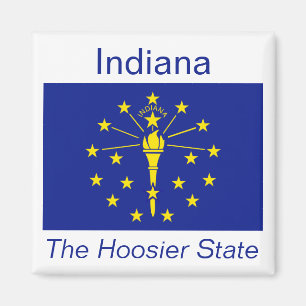 Indiana Flag Magnet