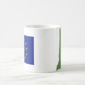 Indiana Flag + Map Tasse (Mittel)