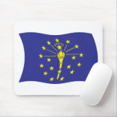 Indiana Flag Mousepad (Mit Mouse)