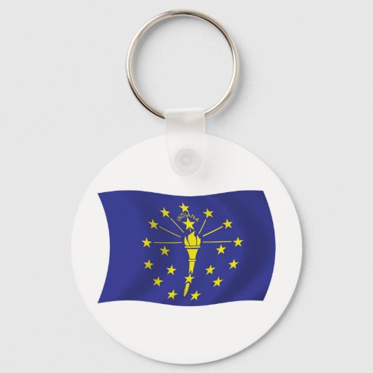 Indiana Flag Schlüsselanhänger (Vorderseite)