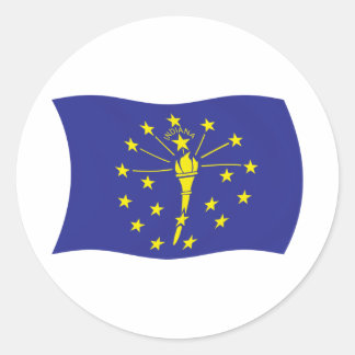 Indiana Flag Sticker