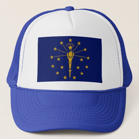 INDIANA FLAG TRUCKERKAPPE (Vorderseite)