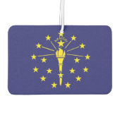 INDIANA-Flagge - Autolufterfrischer (Rückseite)