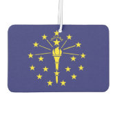 INDIANA-Flagge - Autolufterfrischer (Rückseite)
