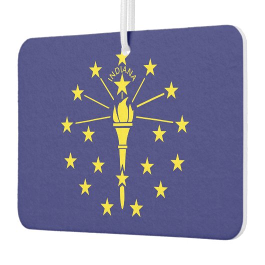 INDIANA-Flagge - Autolufterfrischer (Links)