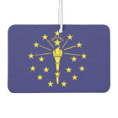 INDIANA-Flagge - Autolufterfrischer (Vorderseite)