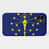 Indiana-Flagge Case-Mate iPhone Hülle (Rückseite (Horizontal))
