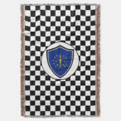 Indiana-Flagge Decke (Vorderseite Vertikal)