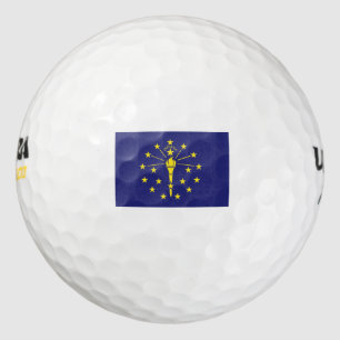 INDIANA-Flagge Golfball