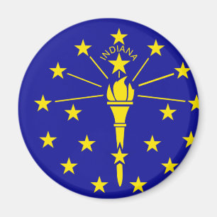 Indiana-Flagge Magnet