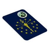 Indiana-Flagge Magnet (Rechte Seite)