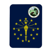 Indiana-Flagge Magnet (Vertikal)