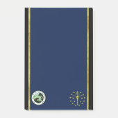 Indiana-Flagge Post-it Klebezettel (Vorderseite)