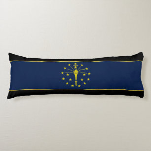 Indiana-Flagge Seitenschläferkissen