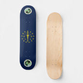 Indiana-Flagge Skateboard (Vorderseite)