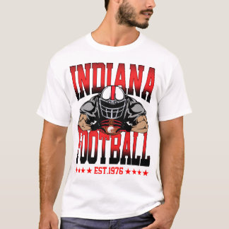 Indiana-Footballspieler-Grafik-Sport-T-Shirt T-Shirt
