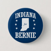 INDIANA FÜR BERNIE SANDERS BUTTON (Vorderseite)