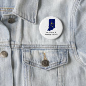 INDIANA für Kamala Harris 2024 Button (Beispiel)