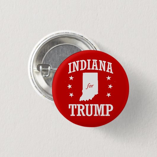 INDIANA FÜR TRUMP BUTTON (Vorne & Hinten)