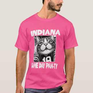Indiana Game Day Party Funny Zuhause Staat Indiana T-Shirt