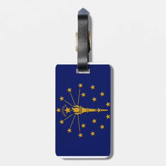 Indiana Gepäckanhänger (Rückseite vertikal)