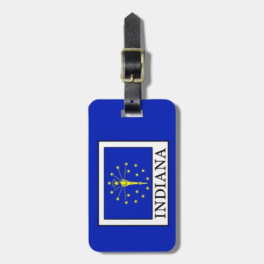 Indiana Gepäckanhänger (Vorderseite vertikal)