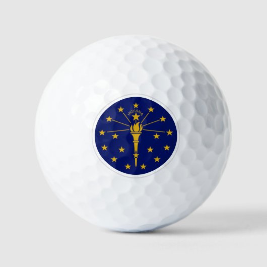Indiana Golf Balls, Staatsflagge / Patriots Golfball (Vorderseite)