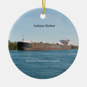 Indiana-Hafen-Ornament Keramik Ornament