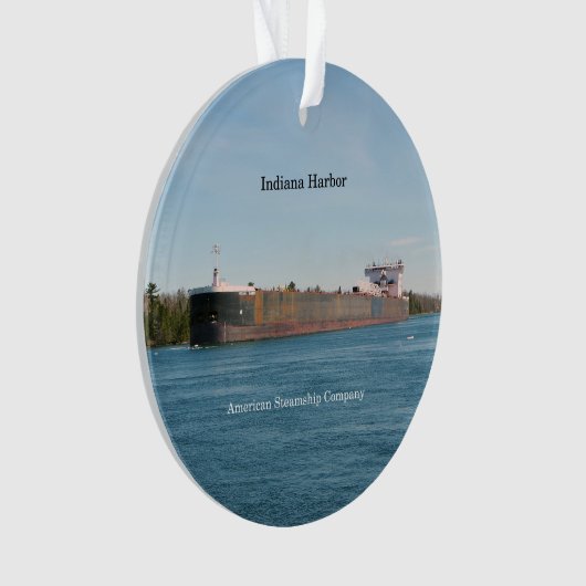 Indiana Harbor Acrylschmuck Ornament (Vorderseite)