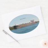 Indiana Harbour-Aufkleber Ovaler Aufkleber (Umschlag)