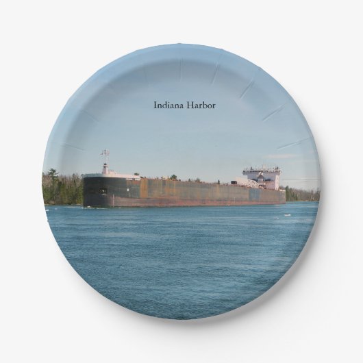 Indiana Harbour Papierplatte Pappteller (Vorderseite)