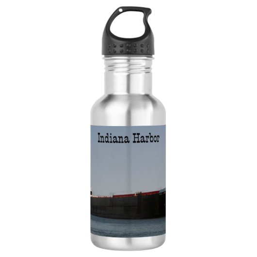 Indiana Harbour Wasserflasche (Vorderseite)