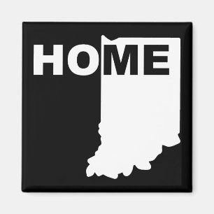 Indiana Heimweg von State Kühlschrankmagnet