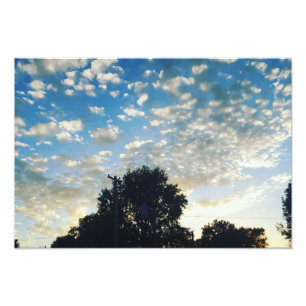 Indiana-Himmel Fotodruck