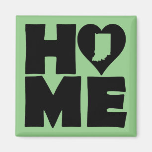 Indiana Home Heart State Kühlschrankmagnet