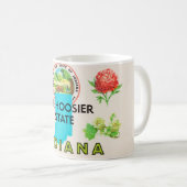 Indiana Hoosier Grußkarte Kaffeetasse (VorderseiteRechts)