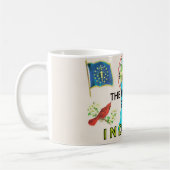 Indiana Hoosier Grußkarte Kaffeetasse (Links)
