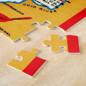 Indiana Hoosier Karte Puzzle (Seite)