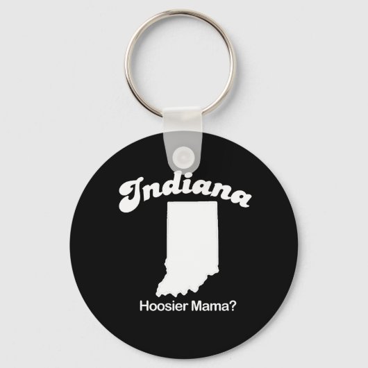 Indiana - Hoosier Mama T - Shirt Schlüsselanhänger (Vorderseite)