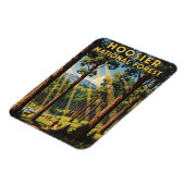 Indiana Hoosier National Forest Travel Magnet (Linke Seite)