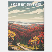 Indiana Hoosier National Forest Travel Magnet (Vorderseite)