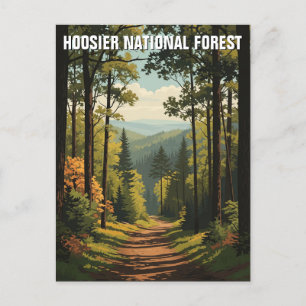 Indiana Hoosier National Forest Travel Postkarte