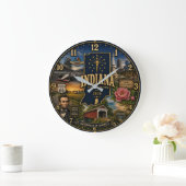 Indiana Hoosier State Große Wanduhr (Zuhause)