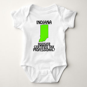 Indiana - Hoosier-zertifizierter Steuerprofi? Baby Strampler