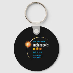 Indiana im Gesamtsolarausschnitt 2024 1 Schlüsselanhänger