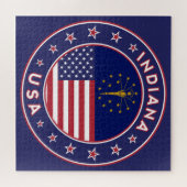 Indiana, Indiana-T - Shirt, Indiana-Aufkleber, Puzzle (Horizontal)
