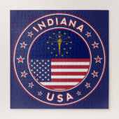 Indiana, Indiana-T - Shirt, Indiana-Aufkleber, Puzzle (Vertikal)
