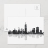 INDIANA, INDIANAPOLIS SKYLINE POSTKARTE (Vorne/Hinten)