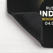 Indiana insgesamt Solar Eclipse 2024 Mousepad (Ecke)