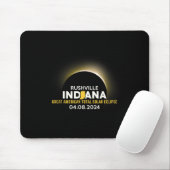 Indiana insgesamt Solar Eclipse 2024 Mousepad (Mit Mouse)